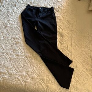 NYDJ Black Marilyn Straight Jeans Size 10.